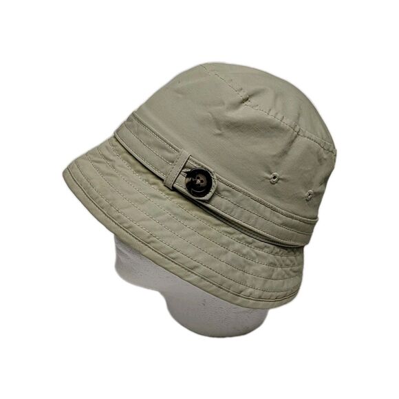 Eddie Bauer Bucket Hat Fabric Lined Small / Medium Beige Travel Summer Sun S/M - Picture 1 of 10